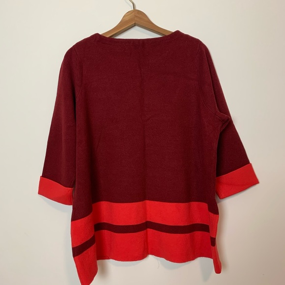 New Max Studio Color Block Sweater - Picture 2 of 7